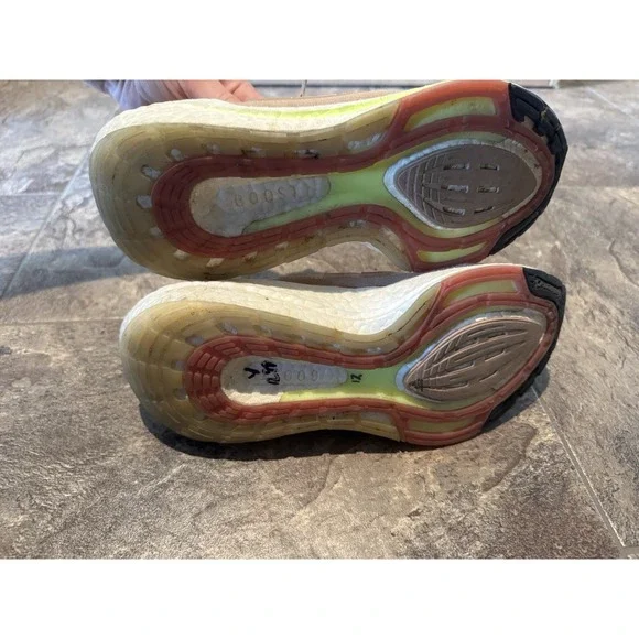 Adidas Ultraboost 21 Running Shoes Ash Pearl Halo Ivory Women's Size 7.5 EUC - Picture 9 of 9